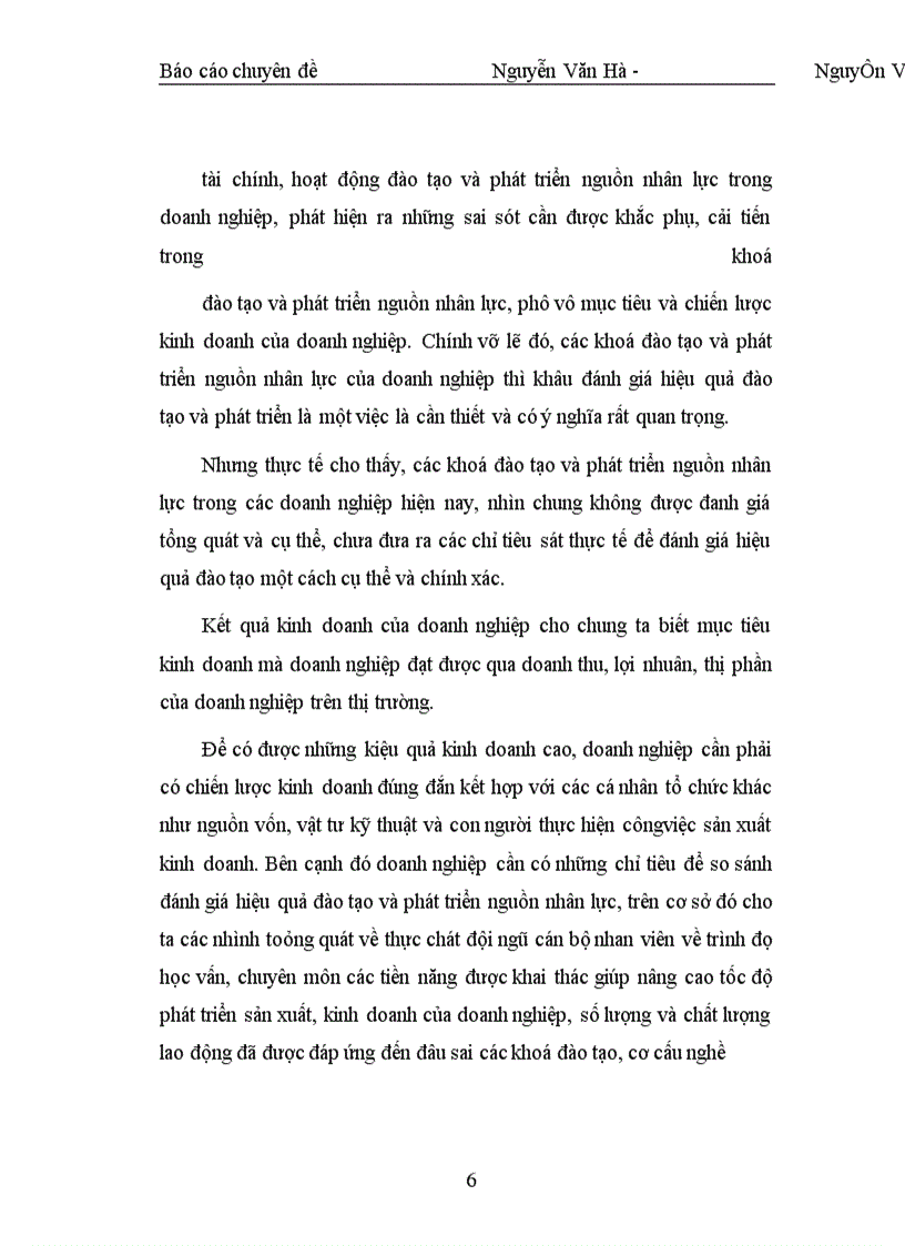 image for page Nâng cao hiệu quả công tác đào tạo và phát triển nguồn nhân lực tại Công ty Sông Đà I