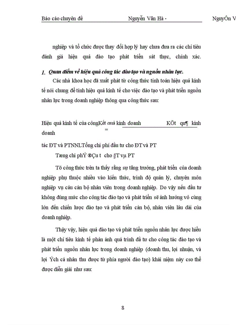 image for page Nâng cao hiệu quả công tác đào tạo và phát triển nguồn nhân lực tại Công ty Sông Đà I