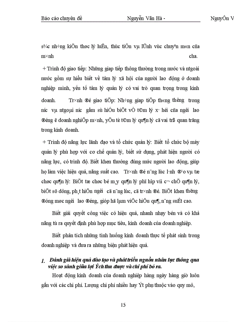 image for page Nâng cao hiệu quả công tác đào tạo và phát triển nguồn nhân lực tại Công ty Sông Đà I
