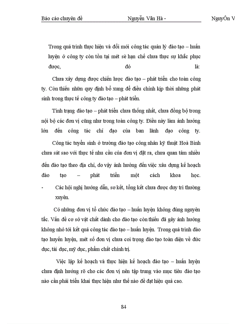 image for page Nâng cao hiệu quả công tác đào tạo và phát triển nguồn nhân lực tại Công ty Sông Đà I