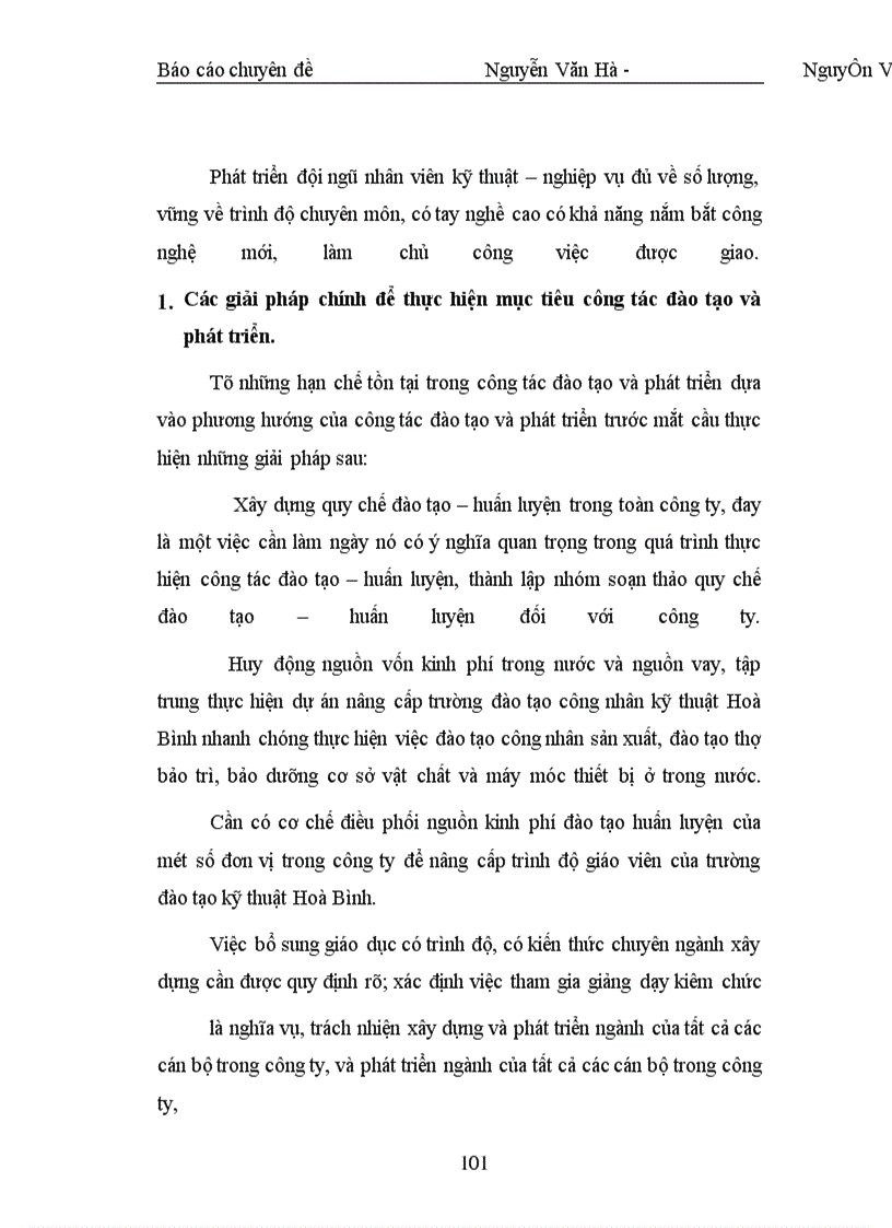 image for page Nâng cao hiệu quả công tác đào tạo và phát triển nguồn nhân lực tại Công ty Sông Đà I