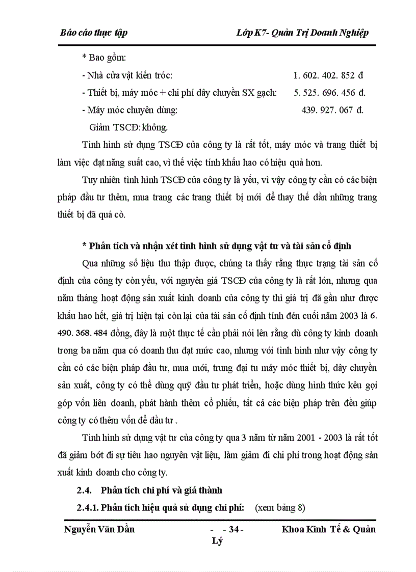 image for page Phân tích hoạt động sản xuất kinh doanh của Công ty Cổ Phần Xi măng và VLXD Cầu Đước