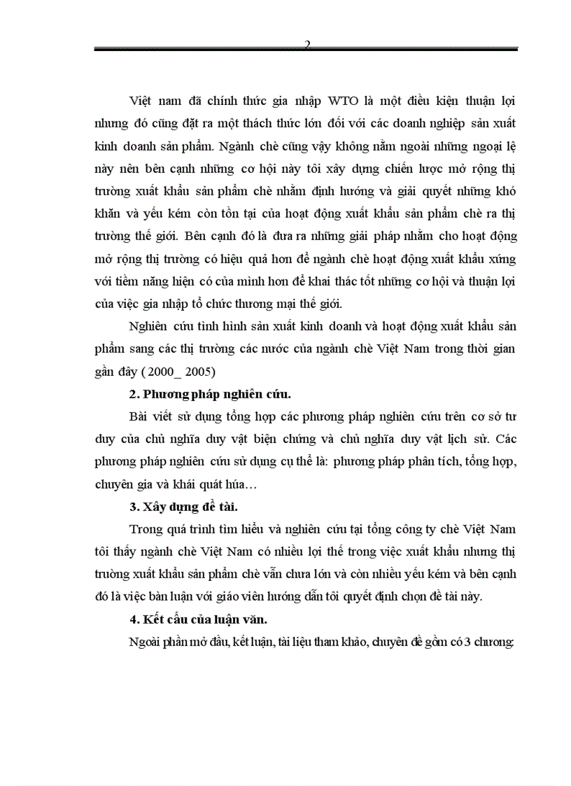 image for page Chiến lược mở rộng thị trường xuất khẩu sản phẩm cho ngành chè Việt Nam trong giai đoạn tới 2015