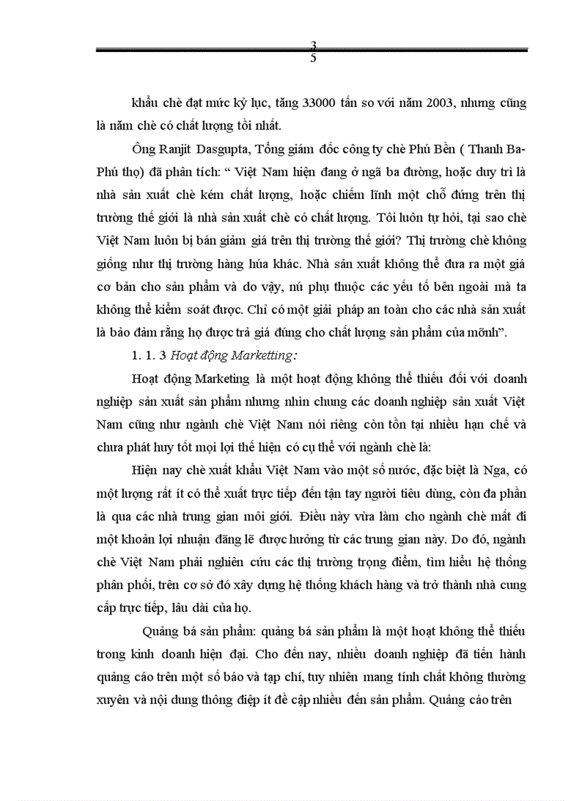 image for page Chiến lược mở rộng thị trường xuất khẩu sản phẩm cho ngành chè Việt Nam trong giai đoạn tới 2015