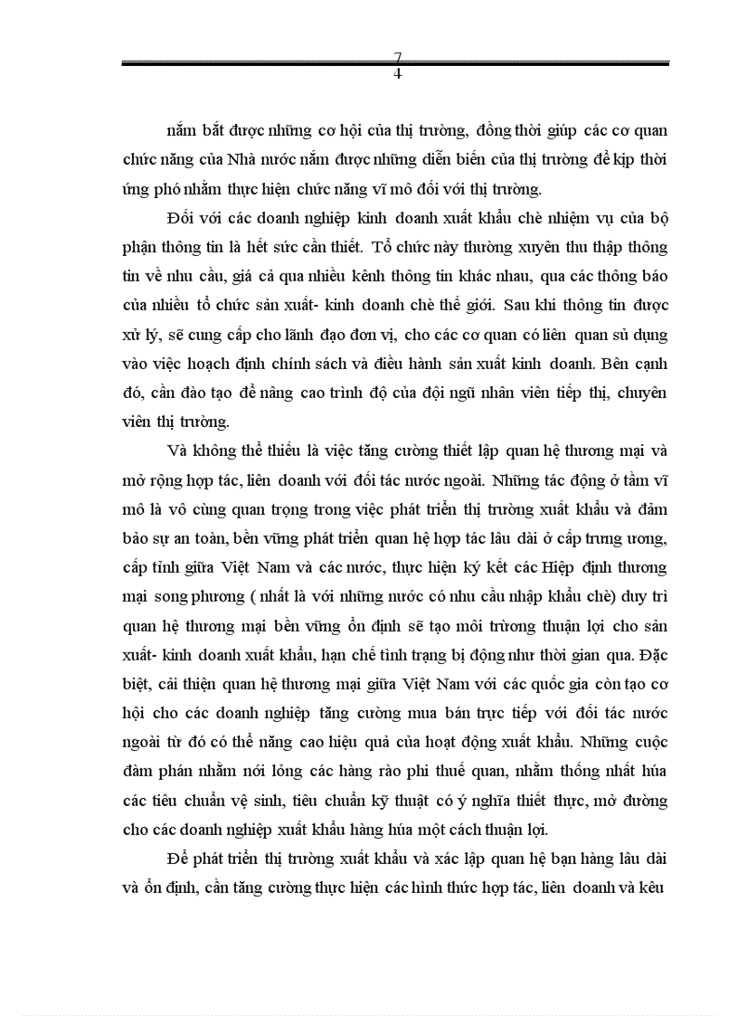 image for page Chiến lược mở rộng thị trường xuất khẩu sản phẩm cho ngành chè Việt Nam trong giai đoạn tới 2015