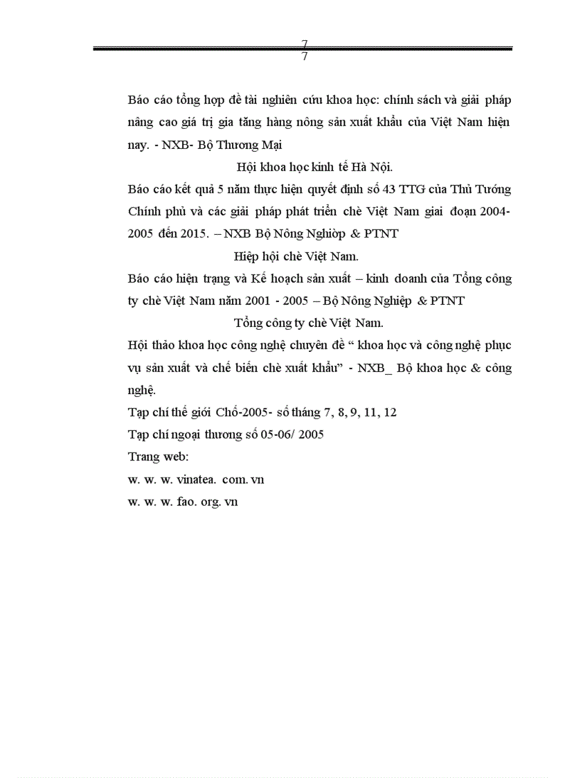 image for page Chiến lược mở rộng thị trường xuất khẩu sản phẩm cho ngành chè Việt Nam trong giai đoạn tới 2015