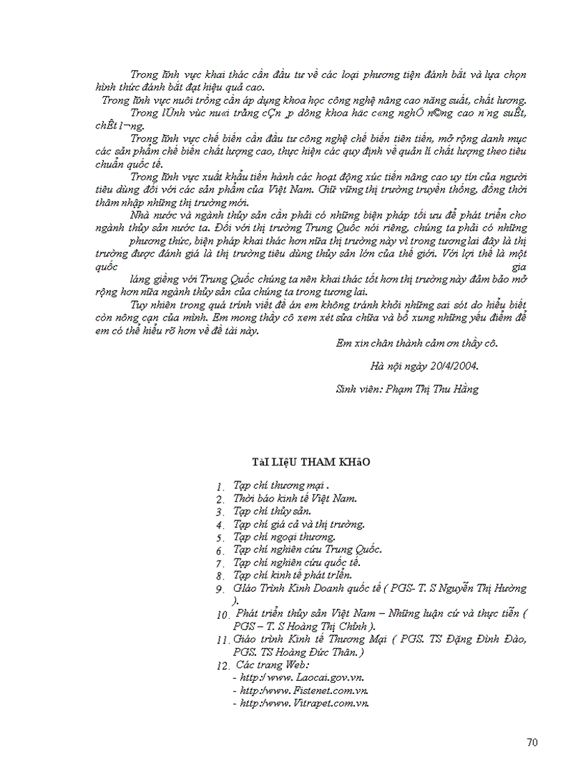 image for page Thực trạng xuất khẩu thủy sản Việt Nam sang thị trường Trung Quốc