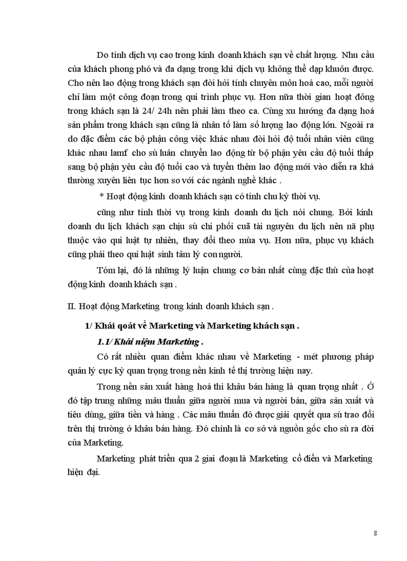 image for page Thực trạng và một số kiến nghị về hoạt động Marketing trong kinh doanh tại khách sạn Meliá Hà Nội