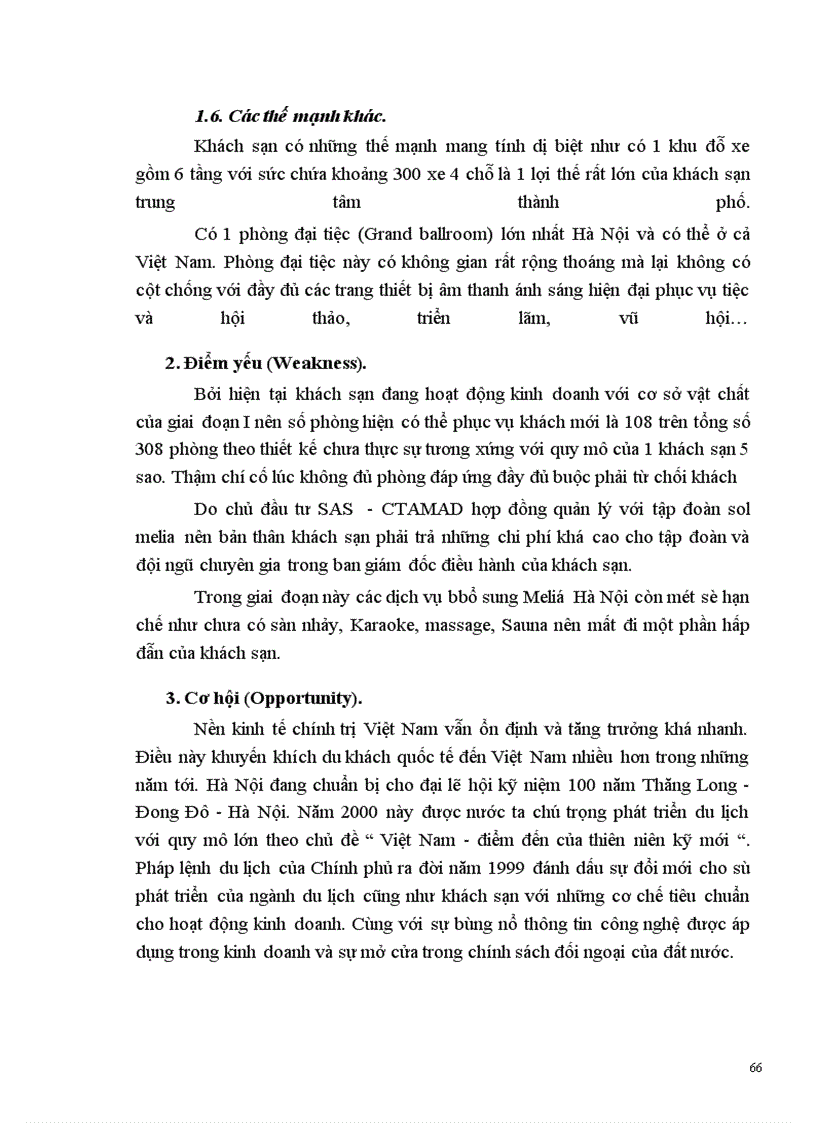 image for page Thực trạng và một số kiến nghị về hoạt động Marketing trong kinh doanh tại khách sạn Meliá Hà Nội