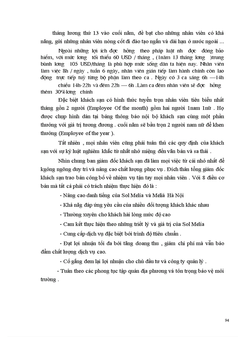 image for page Thực trạng và một số kiến nghị về hoạt động Marketing trong kinh doanh tại khách sạn Meliá Hà Nội