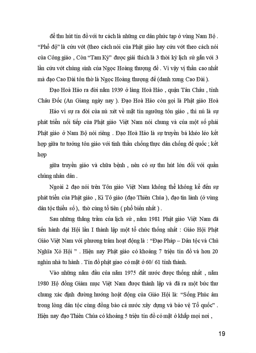 image for page Phân tích bản chất và xu hướng phát triển của tôn giáo trong thế kỉ XXI