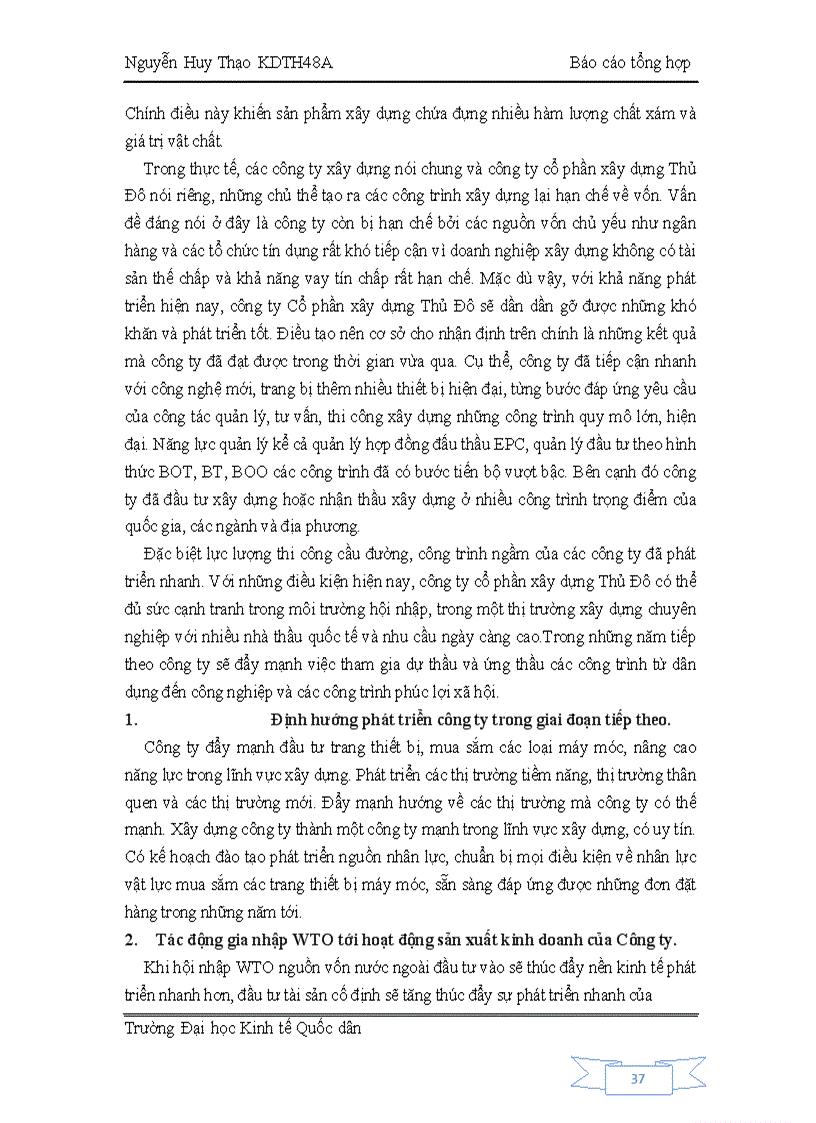 image for page Báo cáo tổng hợp về công ty Cổ phần Xây dựng Thủ Đô