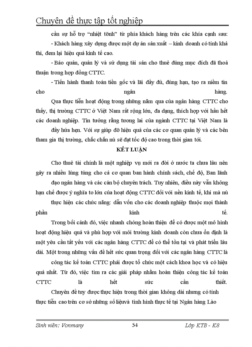 image for page Một số giải pháp hoàn thiện nghiệp vụ kế toán cho thuê tài chính tại ngân hàng Lào Việt chi nhánh Hà Nội