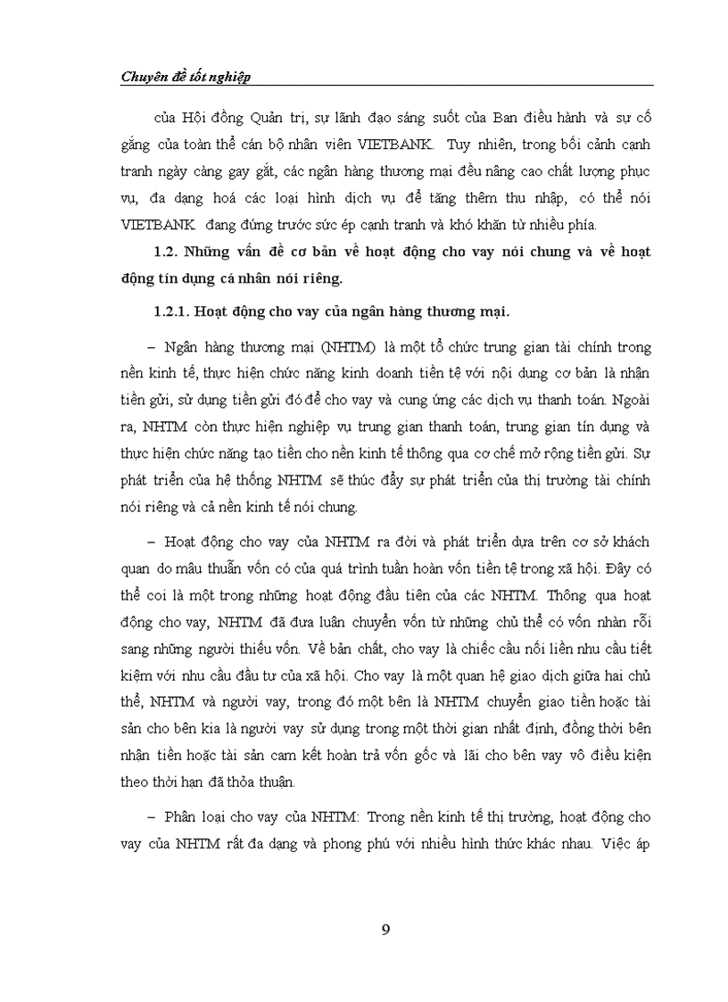 image for page Sự hình thành phát triển cũng như cơ cấu tổ chức và hoạt động của Ngân hàng thương mại cổ phần Việt Nam Thương Tín