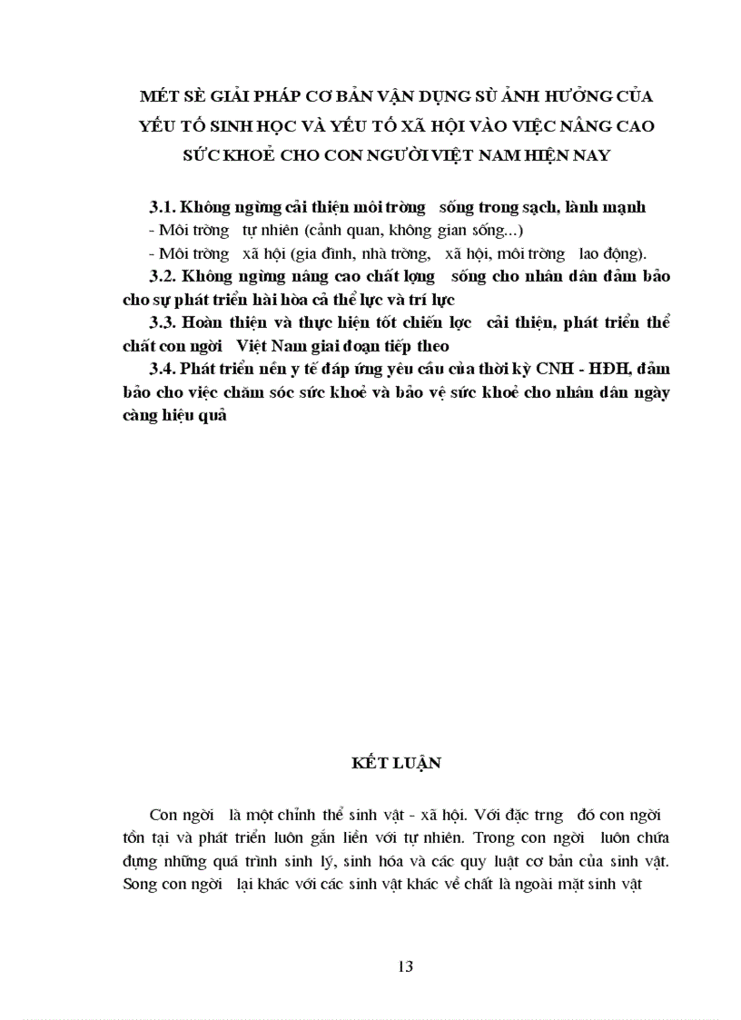 image for page Mối quan hệ giữa yếu tố sinh học và yếu tố xã hội trong quá trình hình thành phát triển con người