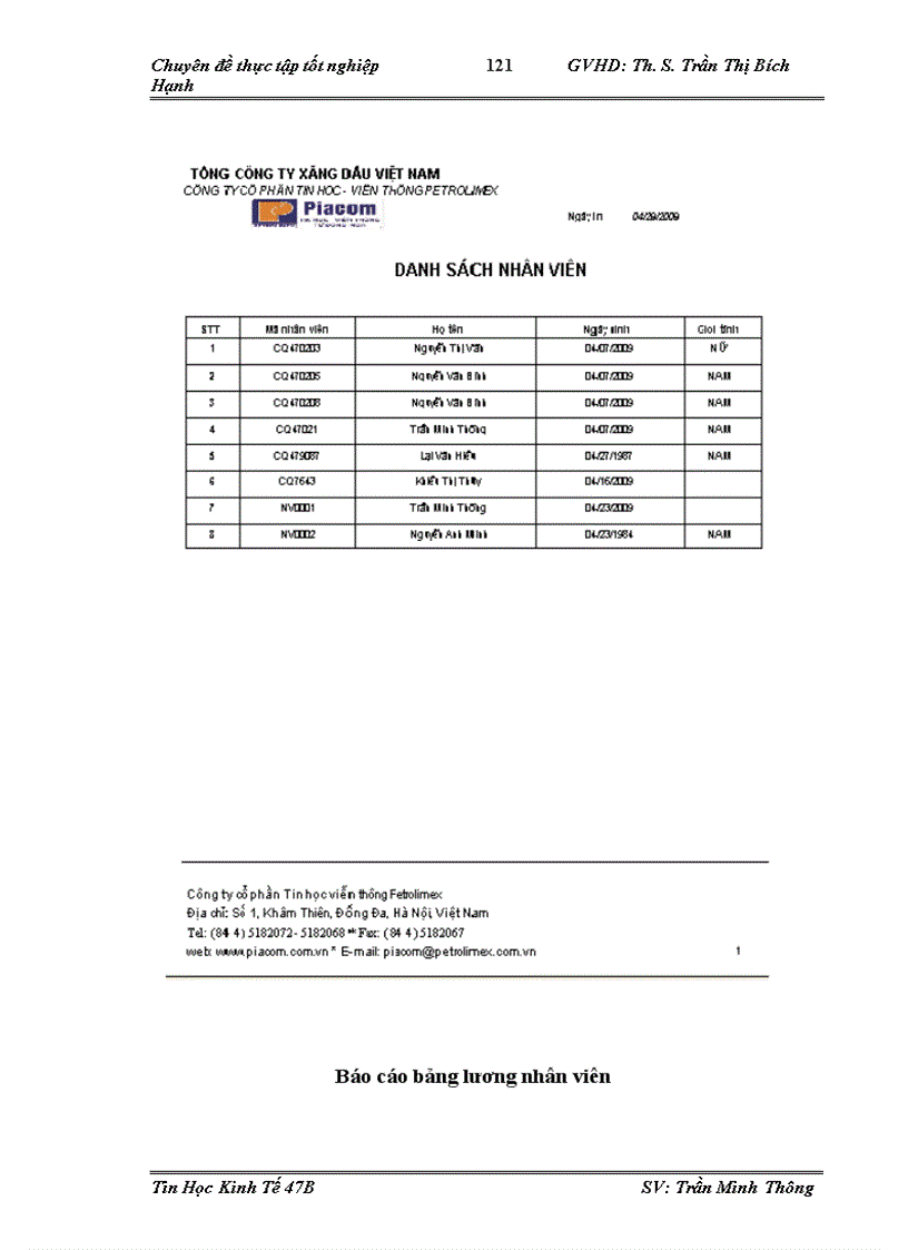 image for page Xây dựng phần mềm quản lý nhân sự tại công tin cổ phần Tin học viễn thông Petrolimex