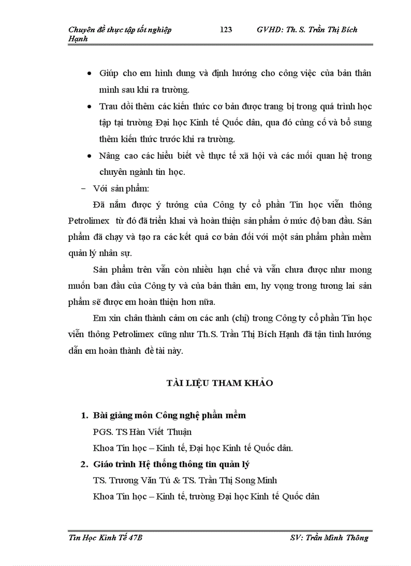 image for page Xây dựng phần mềm quản lý nhân sự tại công tin cổ phần Tin học viễn thông Petrolimex
