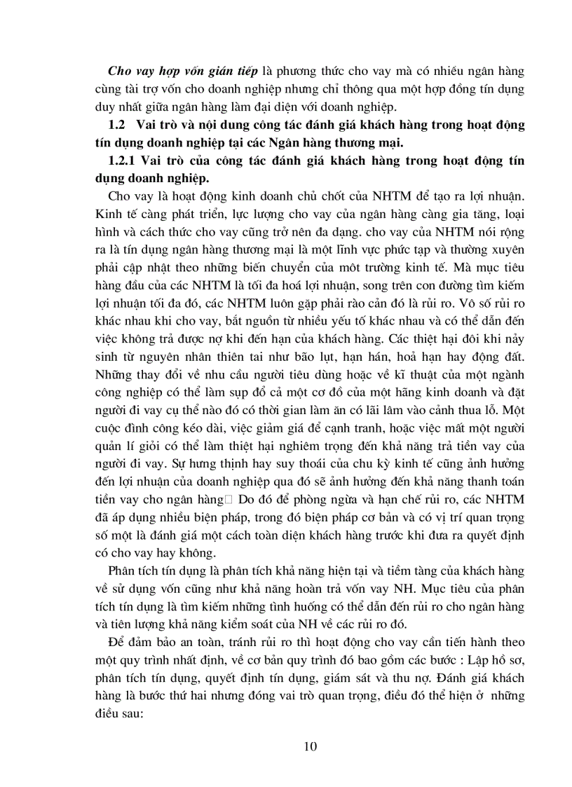 image for page Giải pháp hoàn thiện công tác đánh giá khách hàng doanh nghiệp trong hoạt động tín dụng tại Ngân hàng Ngoại thương Việt nam chi nhánh Hà Nội