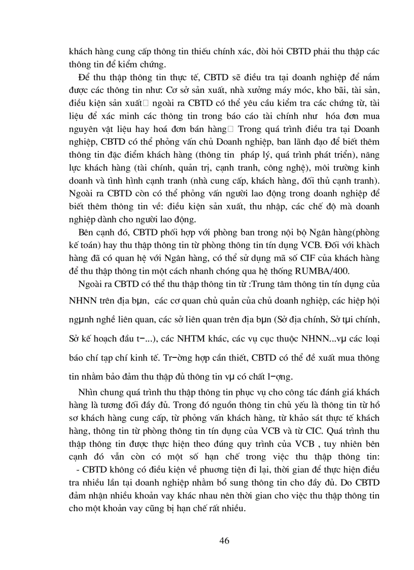 image for page Giải pháp hoàn thiện công tác đánh giá khách hàng doanh nghiệp trong hoạt động tín dụng tại Ngân hàng Ngoại thương Việt nam chi nhánh Hà Nội