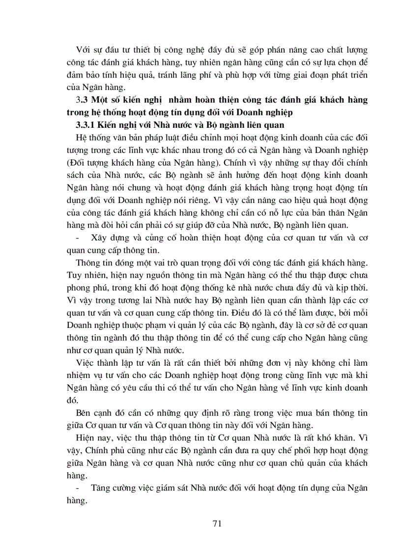 image for page Giải pháp hoàn thiện công tác đánh giá khách hàng doanh nghiệp trong hoạt động tín dụng tại Ngân hàng Ngoại thương Việt nam chi nhánh Hà Nội