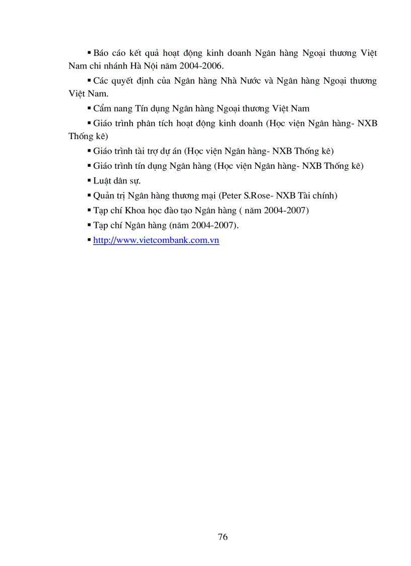 image for page Giải pháp hoàn thiện công tác đánh giá khách hàng doanh nghiệp trong hoạt động tín dụng tại Ngân hàng Ngoại thương Việt nam chi nhánh Hà Nội