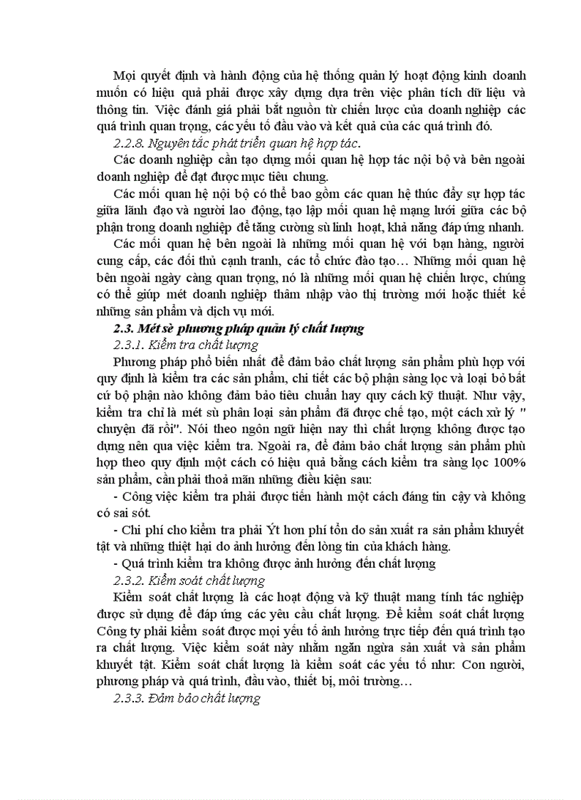 image for page Duy trì và cải tiến hệ thống quản lý chất lượng theo tiêu chuẩn ISO- 9002 tại Công ty da giày Hà Nội