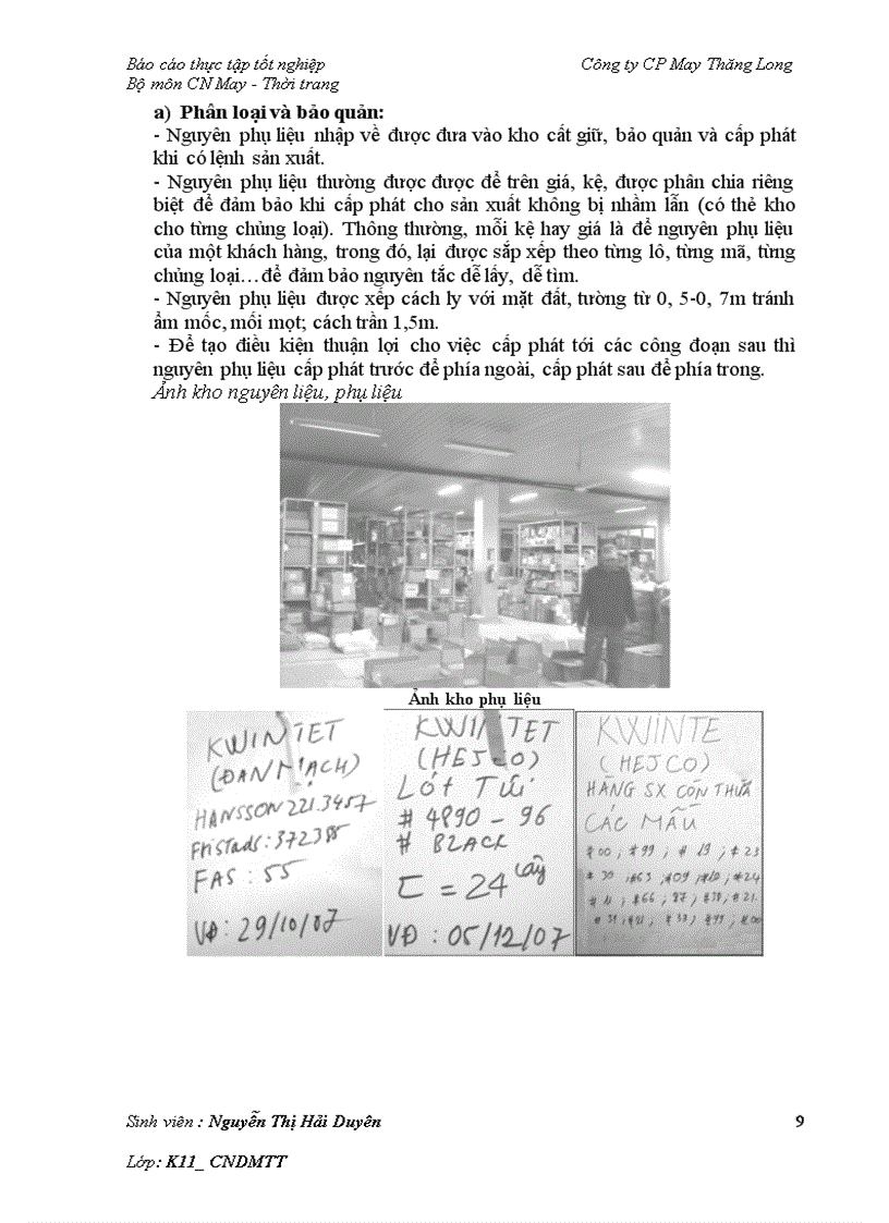 image for page Báo cáo về công ty May Thăng Long