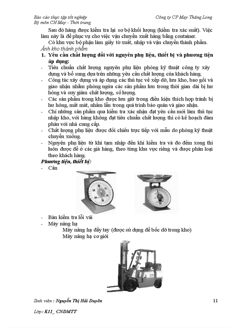 image for page Báo cáo về công ty May Thăng Long