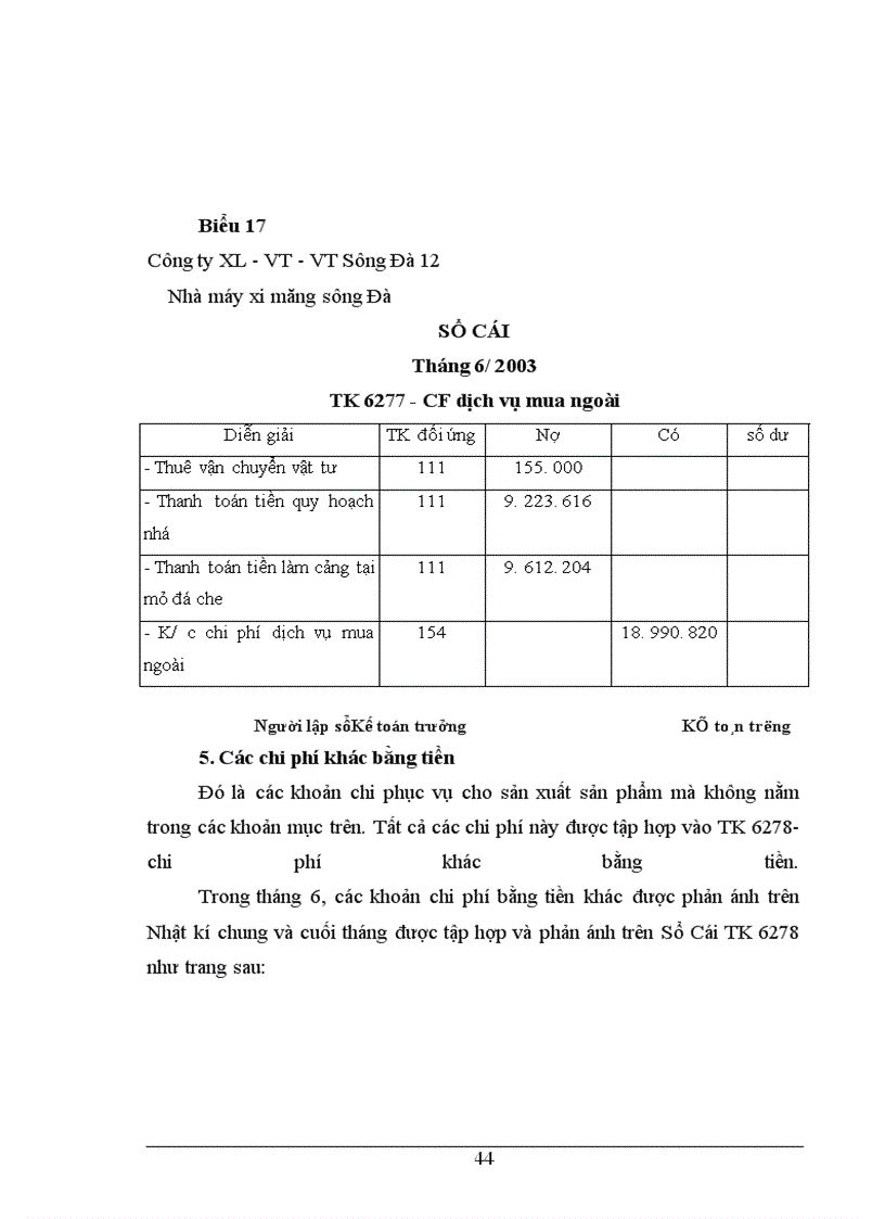 image for page Tổ chức công tác tập hợp chi phí sản xuất và tính giá thành sản phẩm tại công ty xây lắp vật tư vận tải Sông Đà 12