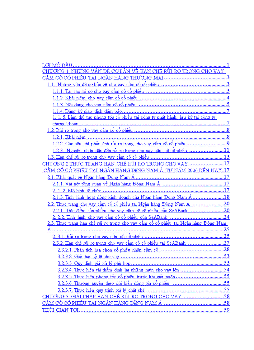 image for page Hạn chế rủi ro trong cho vay cầm cố cổ phiếu tại Ngân hàng Đông Nam Á