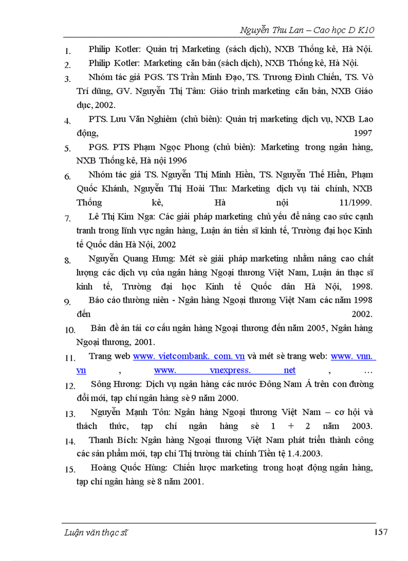 image for page Giải pháp marketing nhằm phát triển sản phẩm của Ngân hàng Ngoại thương Việt Nam.