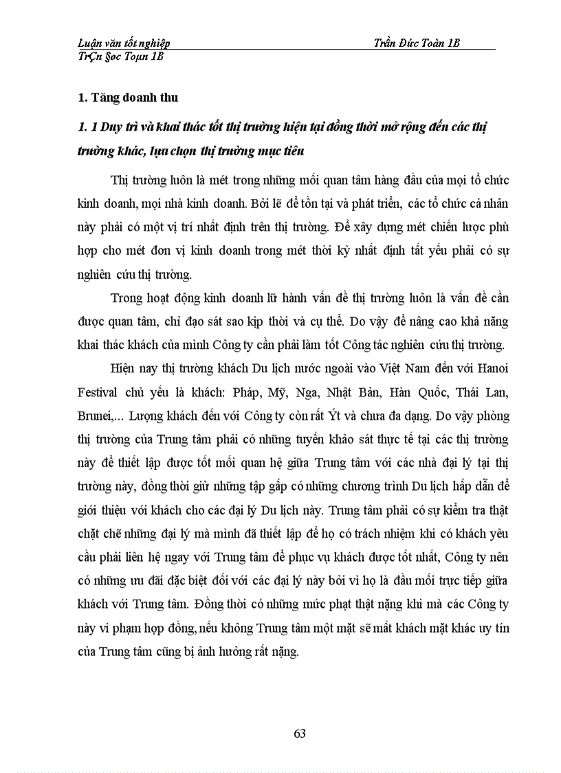 image for page Một số giải pháp nhằm nâng cao hiệu quả hoạt động kinh doanh lữ hành của Trung tâm lữ hành - hợp tác quốc tế Hanoi Festival: