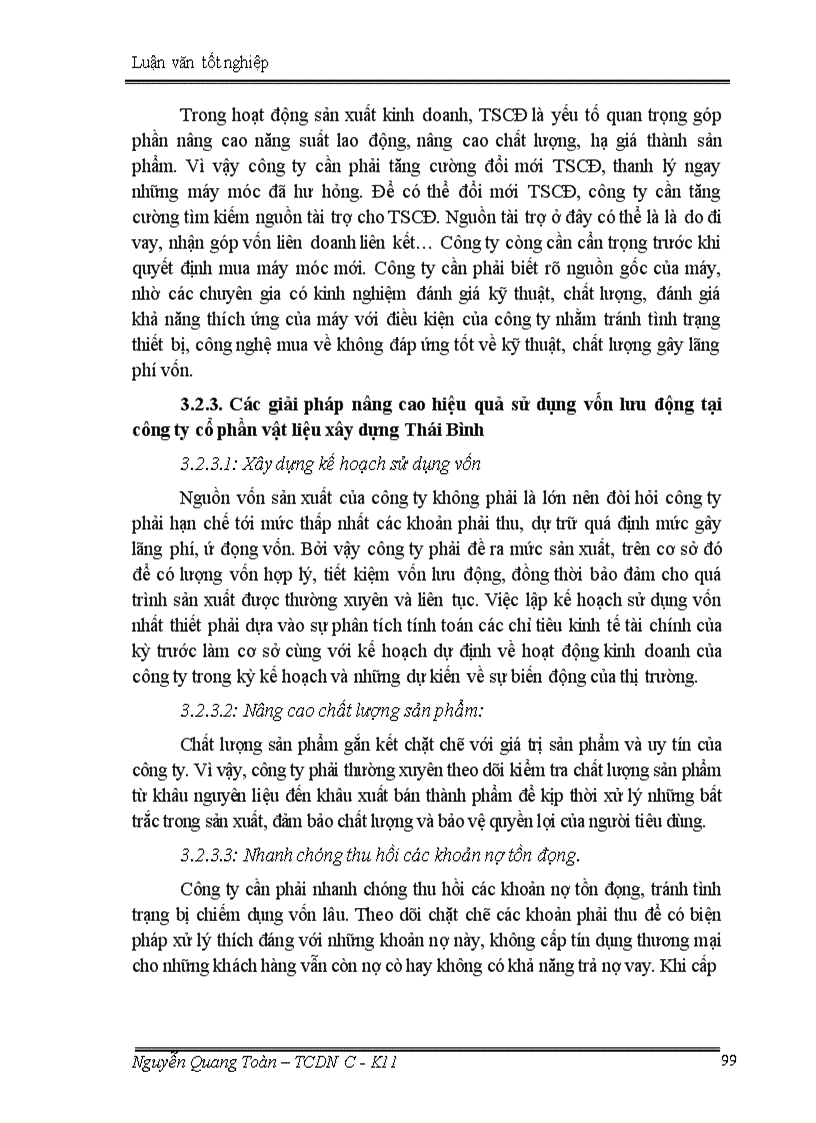 image for page Giải pháp nâng cao hiệu quả sử dụng vốn tại công ty cổ phần vật liệu xây dựng Thái Bình
