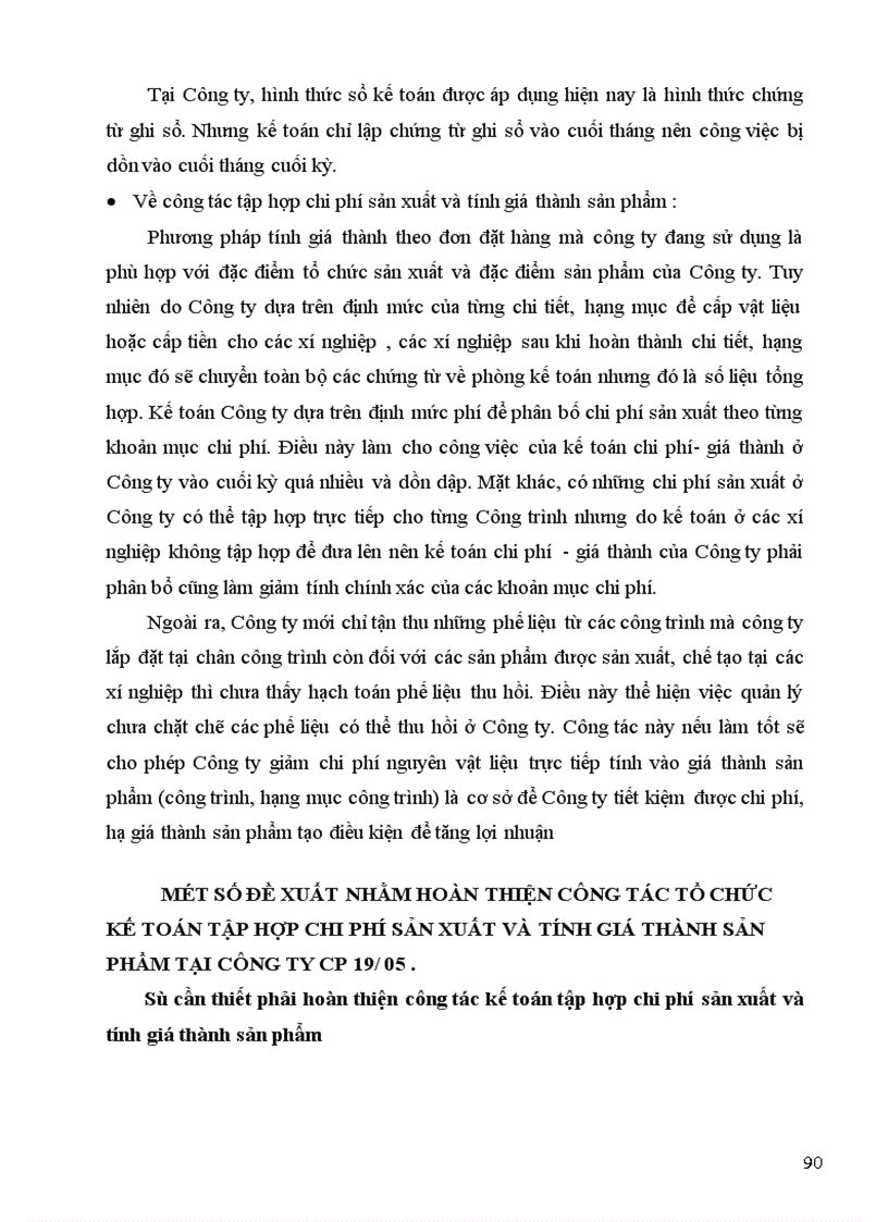 image for page Tổ chức công tác kế toán tập hợp chi phí sản xuất và tính giá thành sản phẩm ở Công ty Cổ Phần 19-5 Đoan Hùng – Phú Thọ