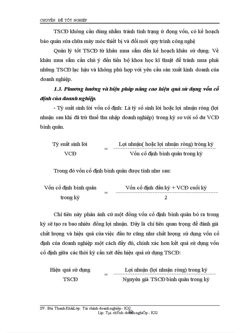 image for page Giải pháp nhằm nâng cao hiệu quả sử dụng vốn cố định ở tại công ty cao su Sao Vàng