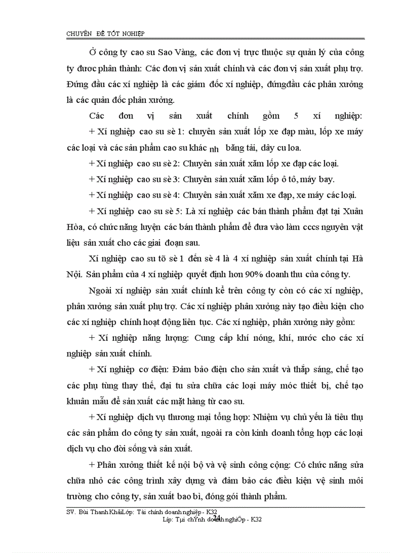 image for page Giải pháp nhằm nâng cao hiệu quả sử dụng vốn cố định ở tại công ty cao su Sao Vàng