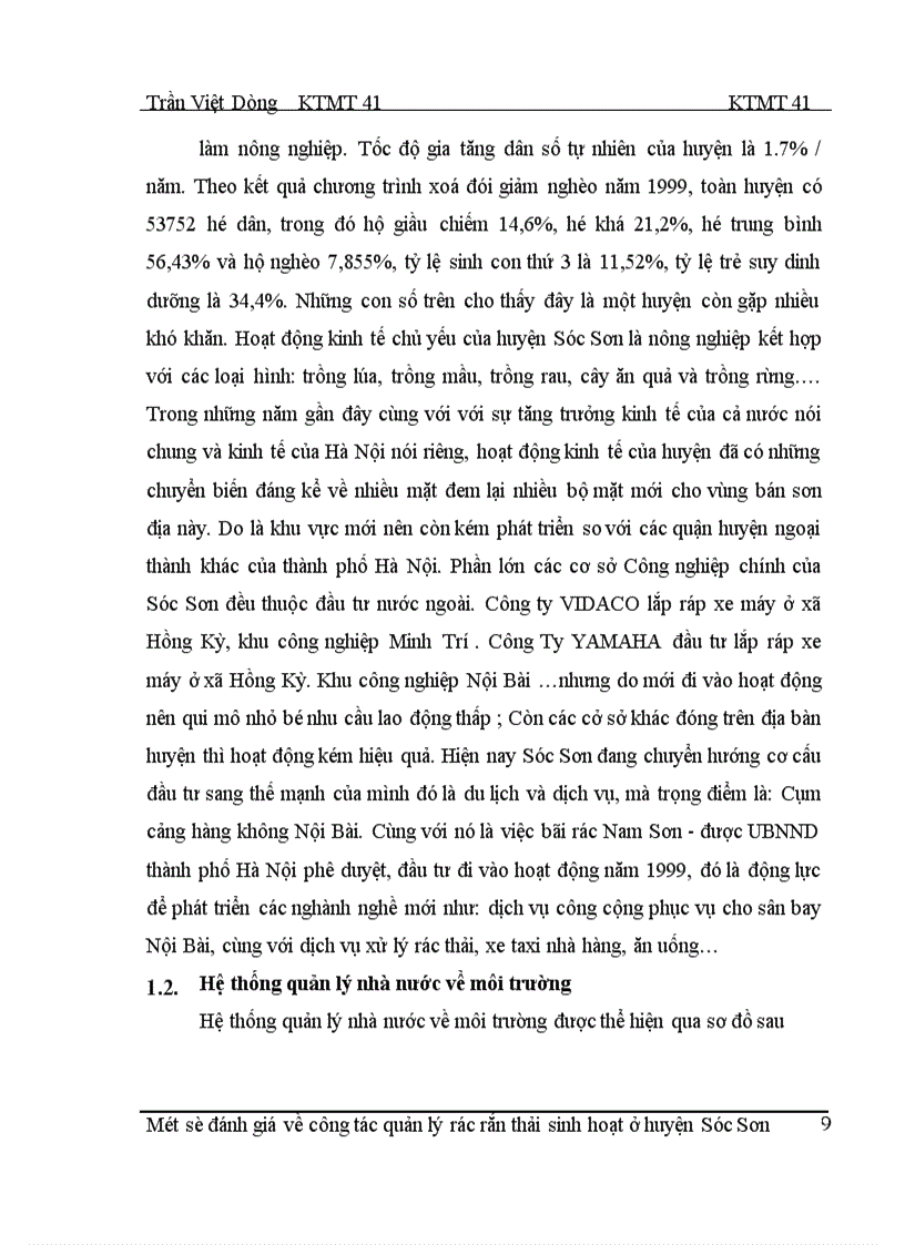 image for page Một số đánh giá về công tác quản lý rác thải rắn sinh hoạt ở huyện Sóc Sơn