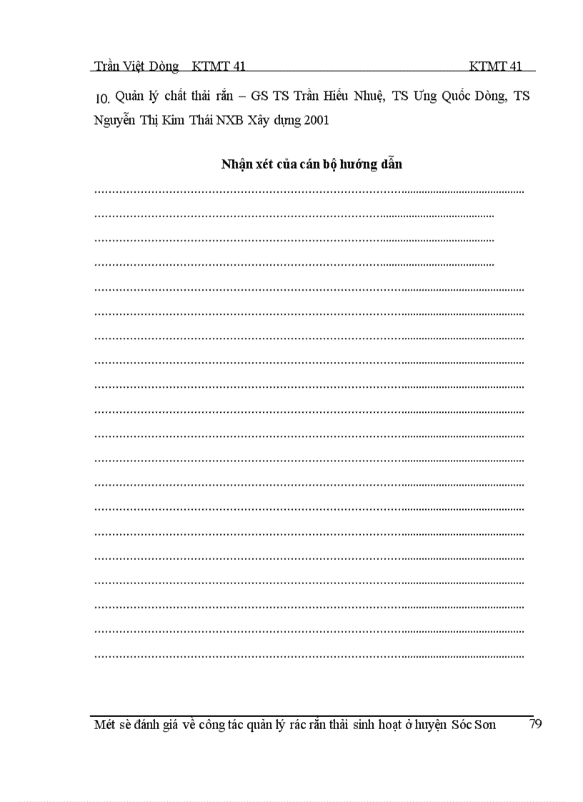 image for page Một số đánh giá về công tác quản lý rác thải rắn sinh hoạt ở huyện Sóc Sơn