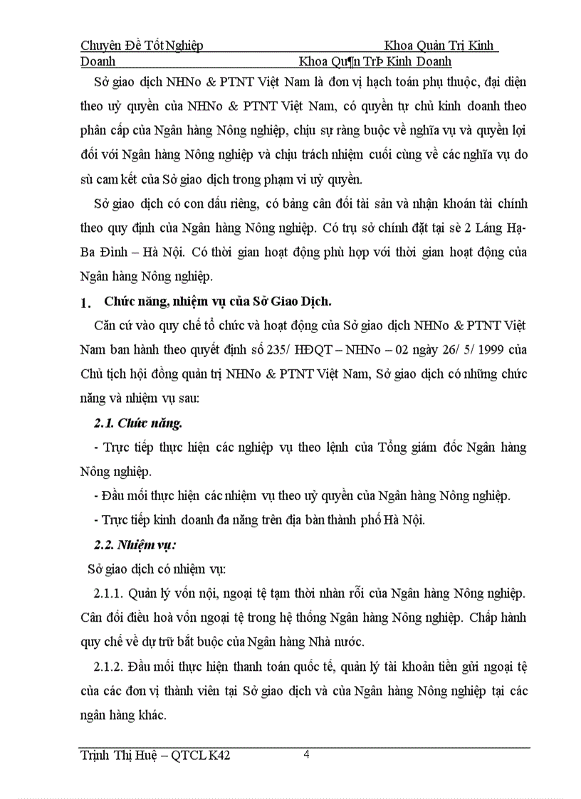 image for page Chất lượng và quản lý chất lượng dịch vụ tín dụng tại sở giao dịch nhno & ptnt việt nam