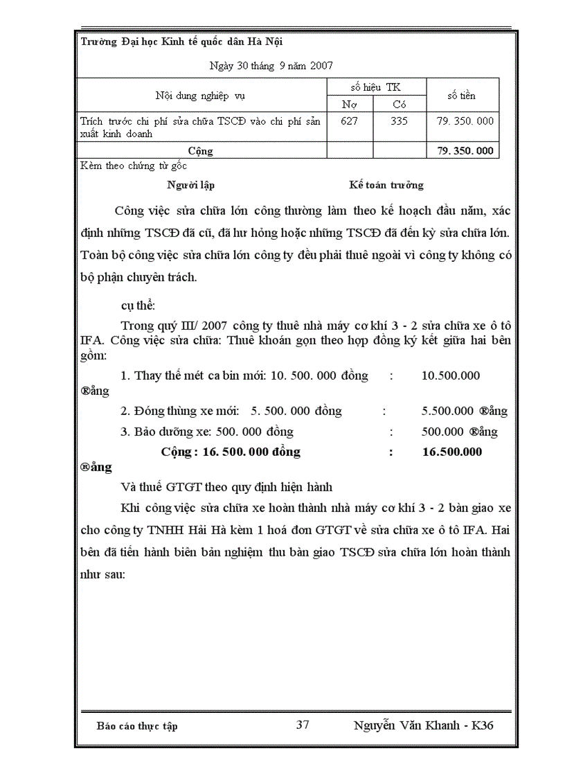 image for page Một số ý kiến đề xuất nhằm hoàn - thiện công tác kế toán tài sản cố định tại công ty TNHH Hải Hà
