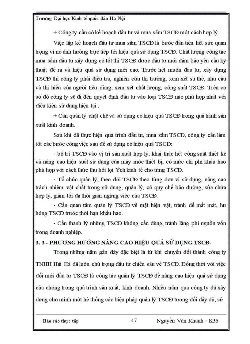 image for page Một số ý kiến đề xuất nhằm hoàn - thiện công tác kế toán tài sản cố định tại công ty TNHH Hải Hà