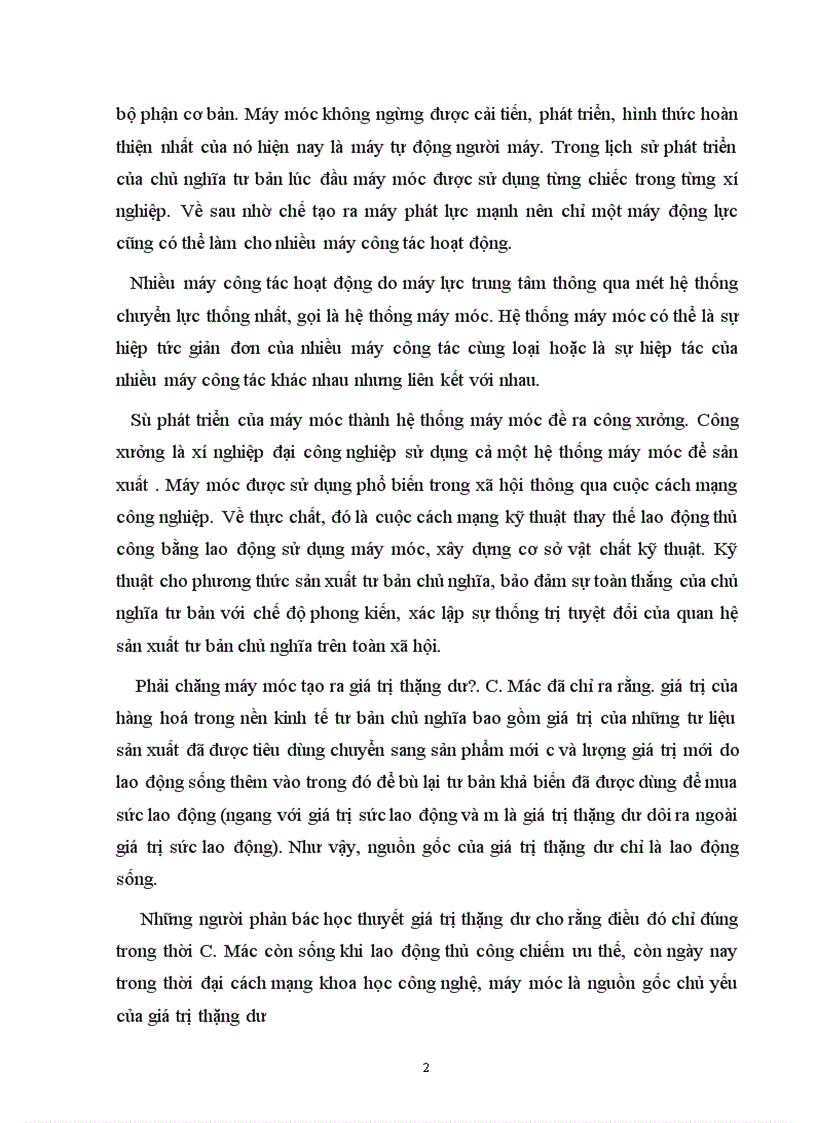 image for page Nghiên cứu máy móc và lao động trong quá trình sản xuất giá trị thặng dư