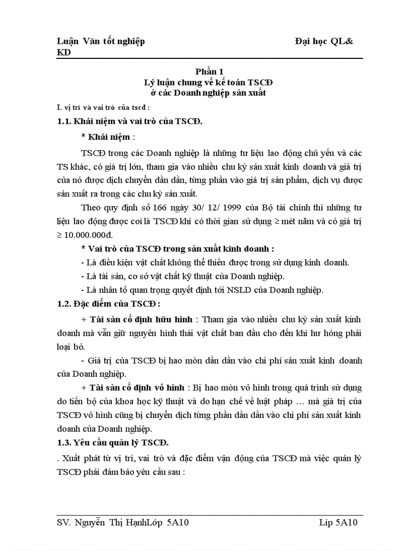 image for page Tổ chức kế toán và phân tích tình hình trang bị và sử dụng TSCĐ ở Công ty Cấp thoát nước và Môi trường số II - Vĩnh Phúc