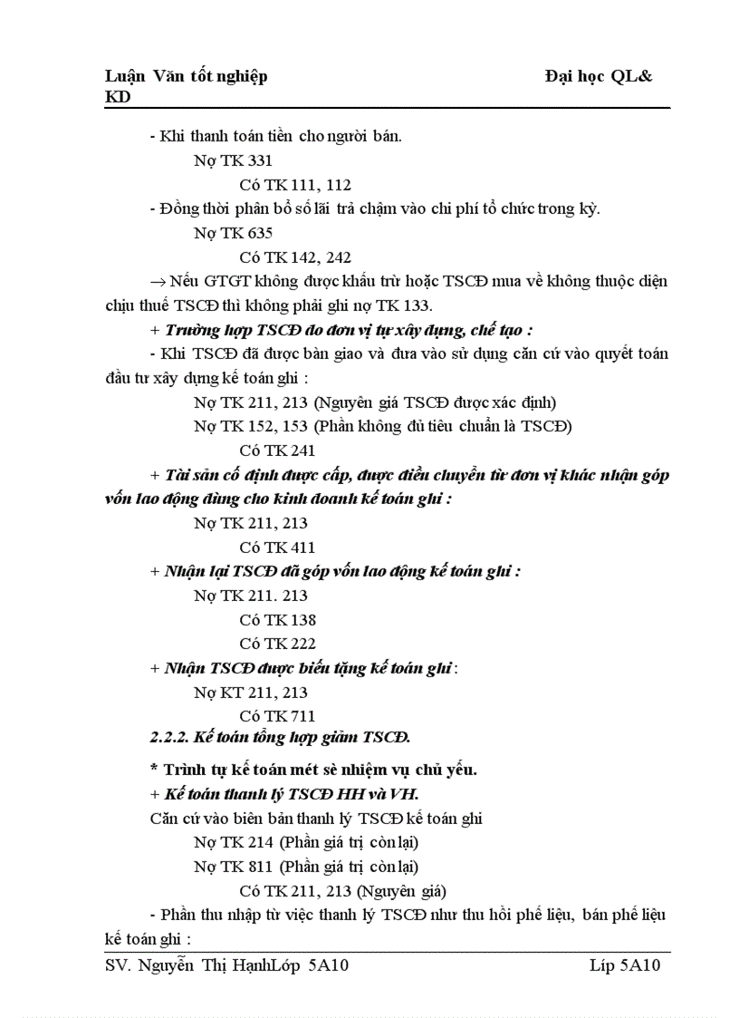image for page Tổ chức kế toán và phân tích tình hình trang bị và sử dụng TSCĐ ở Công ty Cấp thoát nước và Môi trường số II - Vĩnh Phúc