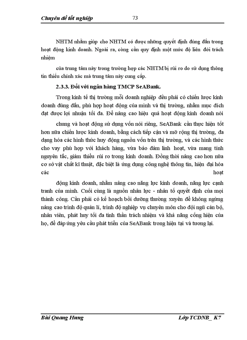 image for page Một số giải pháp nhằm nâng cao hiệu quả sử dụng vốn tại ngân hàng thương mại cổ phần SeAbank
