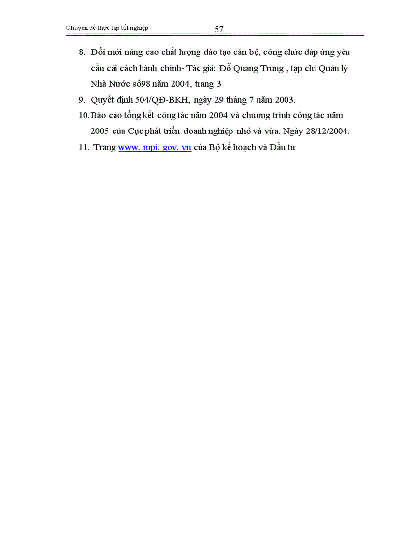 image for page Một số giải pháp nâng cao hiệu quả tuyển dụng và đào tạo nguồn nhân lực tại Cục phát triển doanh nghiệp nhỏ và vừa - Thuộc Bộ kế hoạch và Đầu tư