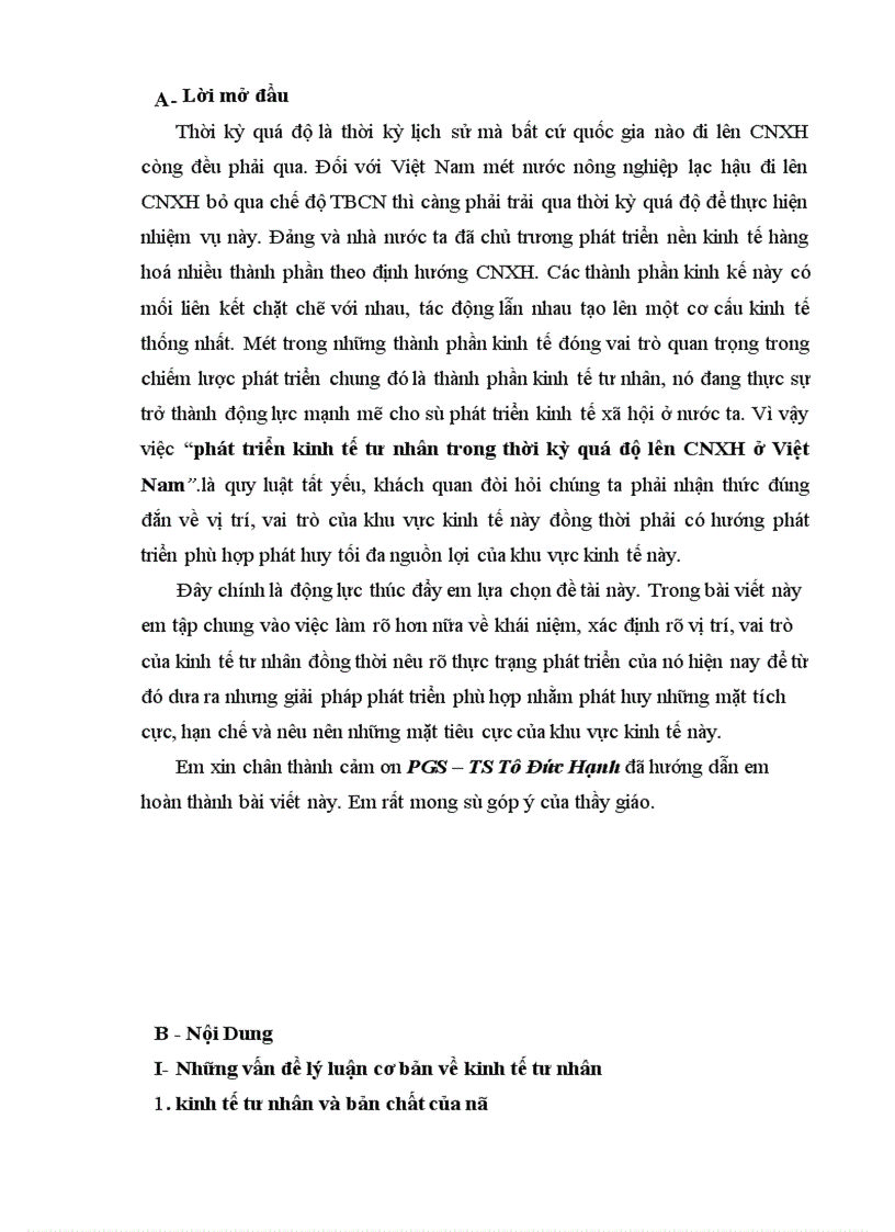 image for page Phát triển kinh tế tư nhân trong thời kỳ quá độ lên CNXH ở Việt Nam