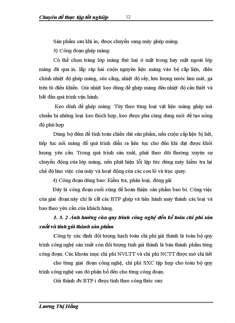 image for page Hoàn thiện kế toán chi phí sản xuất và tính giá thành sản phẩm tại công ty TNHH In và Sản Xuất Bao Bì Thiên Hà