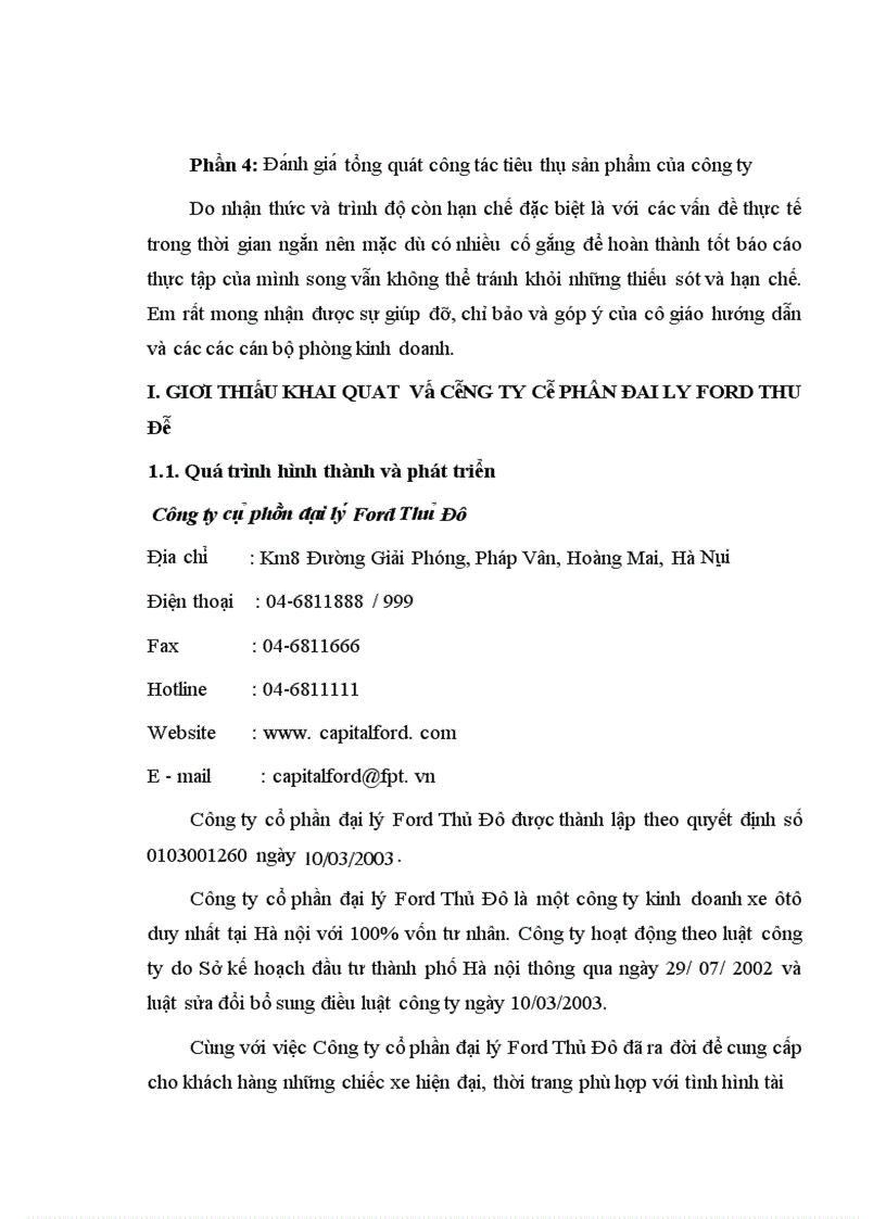 image for page Giải pháp marketing đẩy mạnh hoạt động tiêu thụ sản phẩm ở công ty cổ phần đại lý Ford Thủ Đô