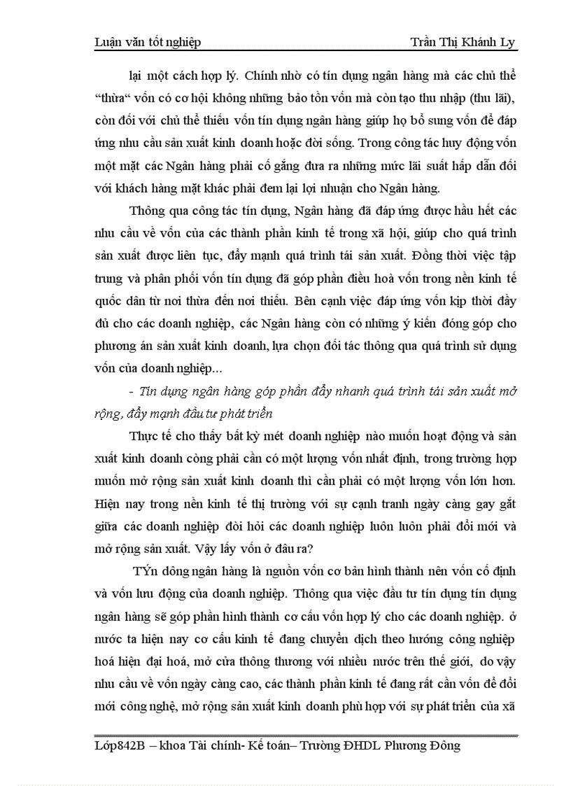 image for page Giải pháp mở rộng cho vay và nâng cao chất lượng tín dụng tại chi nhánh NHNo&PTNT Sơn La